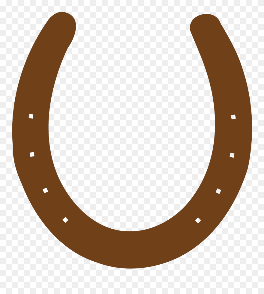 Horse Shoe Clip Art Vector Online Royalty Free - Brown Horseshoe Clipart - Png Download