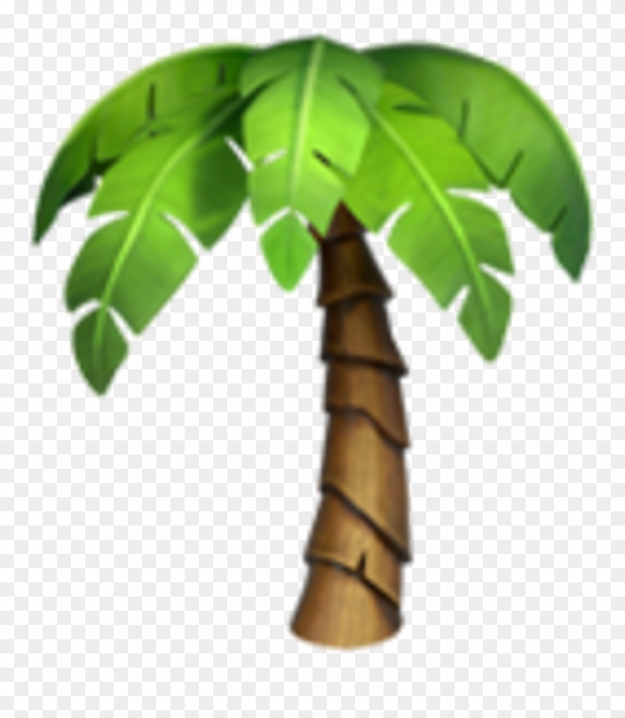 Palm Tree Clipart Emoji - Iphone Palm Tree Emoji - Png Download