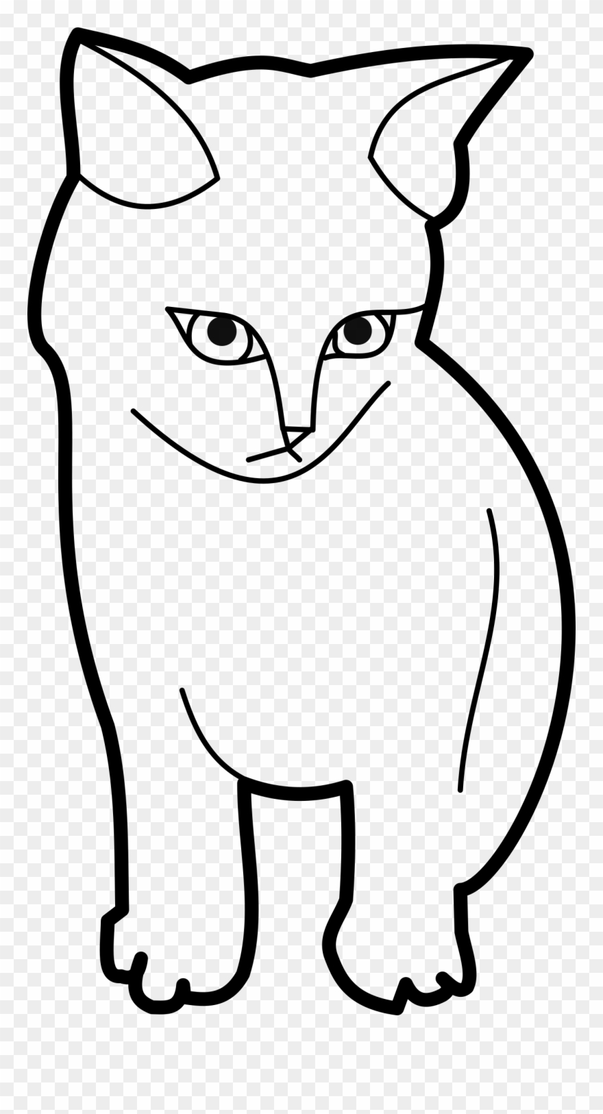 Download Jpg Royalty Free Download Tropical Png Clip - Clip Art Black And White Cat Transparent Png