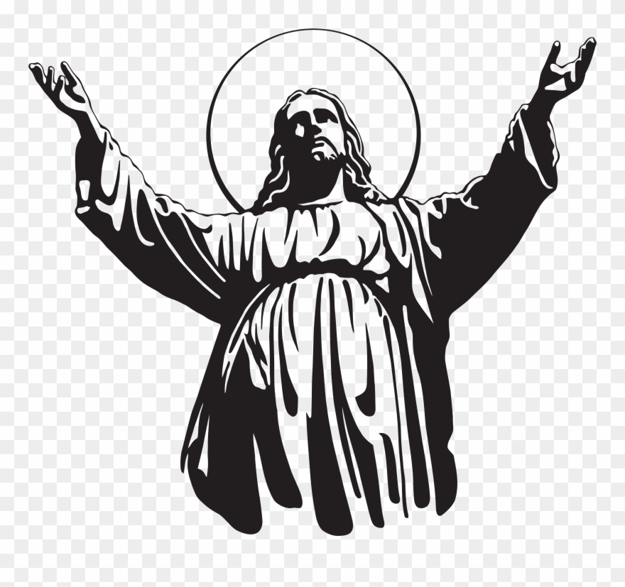 Jesus Christ Son Of God Png Clip Art - Jesus Silhouette Transparent Png