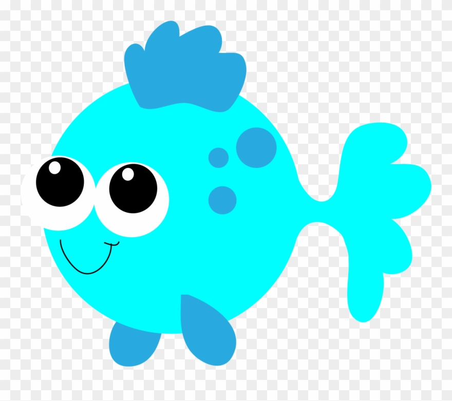 Cute Fish Clipart For Kids Clip Art Library - Cute Fish Clipart - Png Download