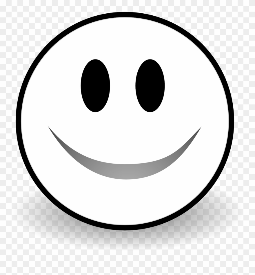 Black And White Smile Clipart - Smile Black And White Clip Art - Png Download