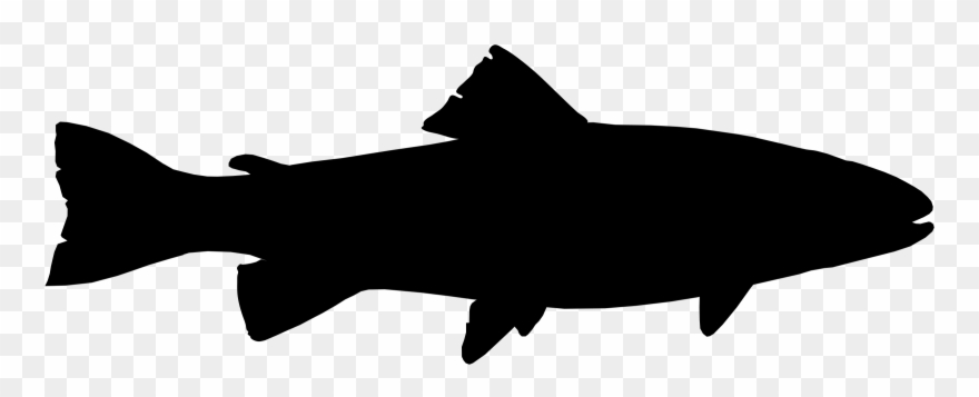 Fly Fishing Fly Silhouette Clipart