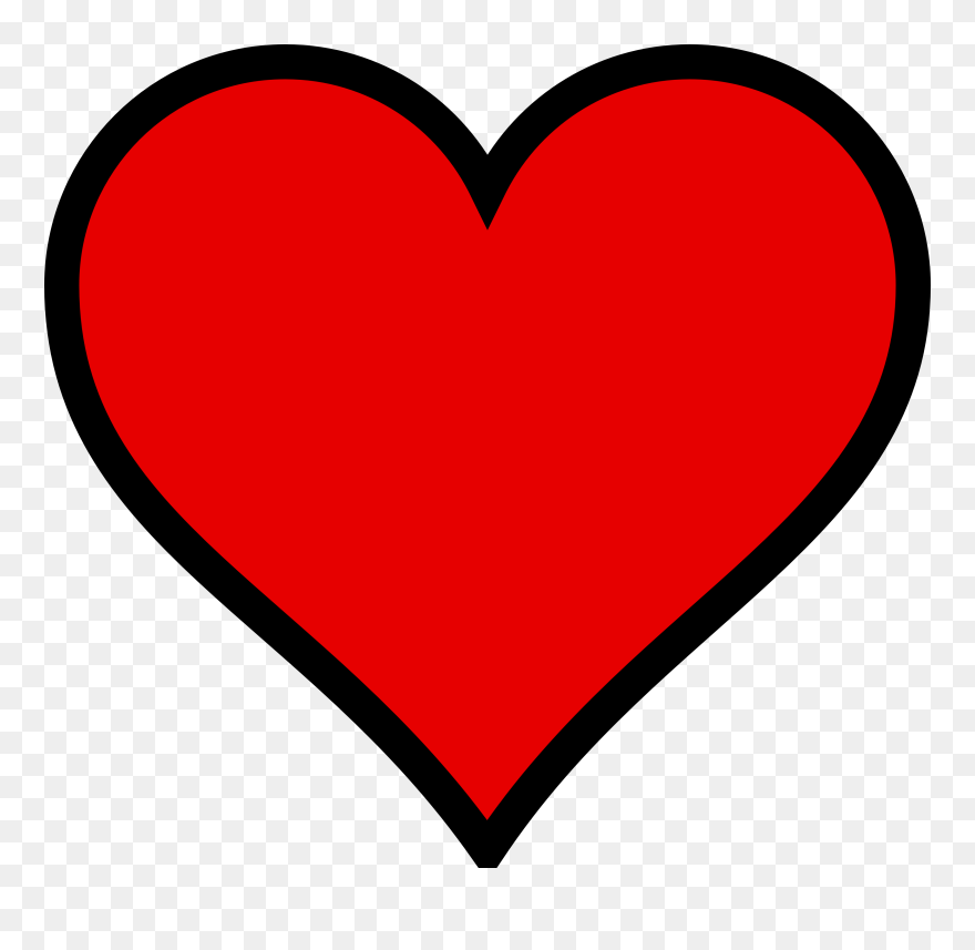 Heart Clip Art - Red Marker On Map - Png Download