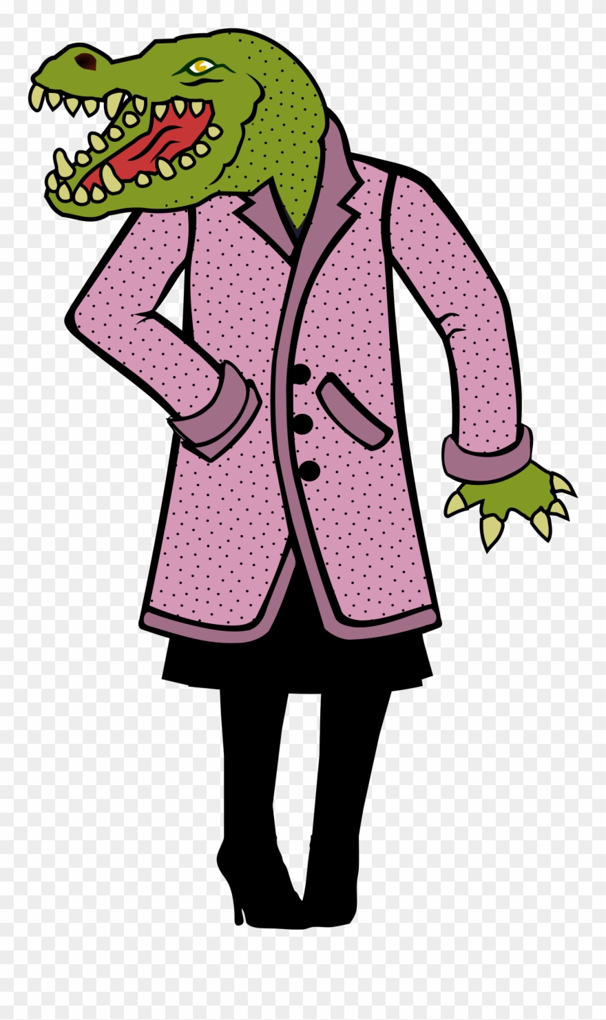 All Photo Png Clipart - Lizard In A Coat Transparent Png