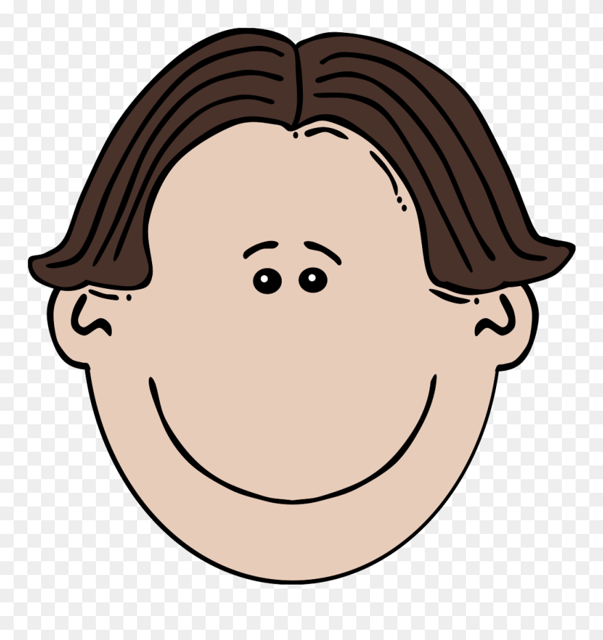 Free Vector Boy Face Cartoon Clip Art - Clipart Boy Face - Png Download