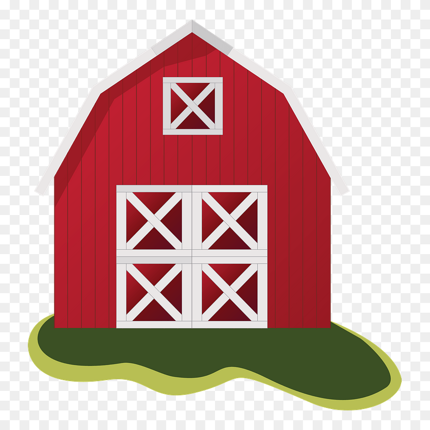 Free To Use Public Domain Farm Clip Art - Barn Clipart - Png Download