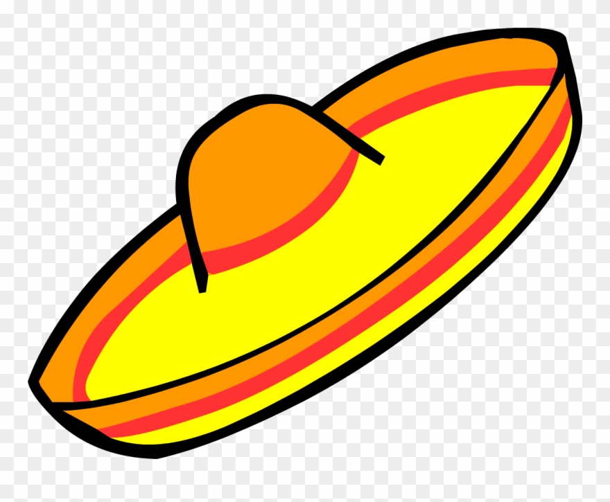 Spanish Clipart Sombrero - Club Penguin Sombrero - Png Download