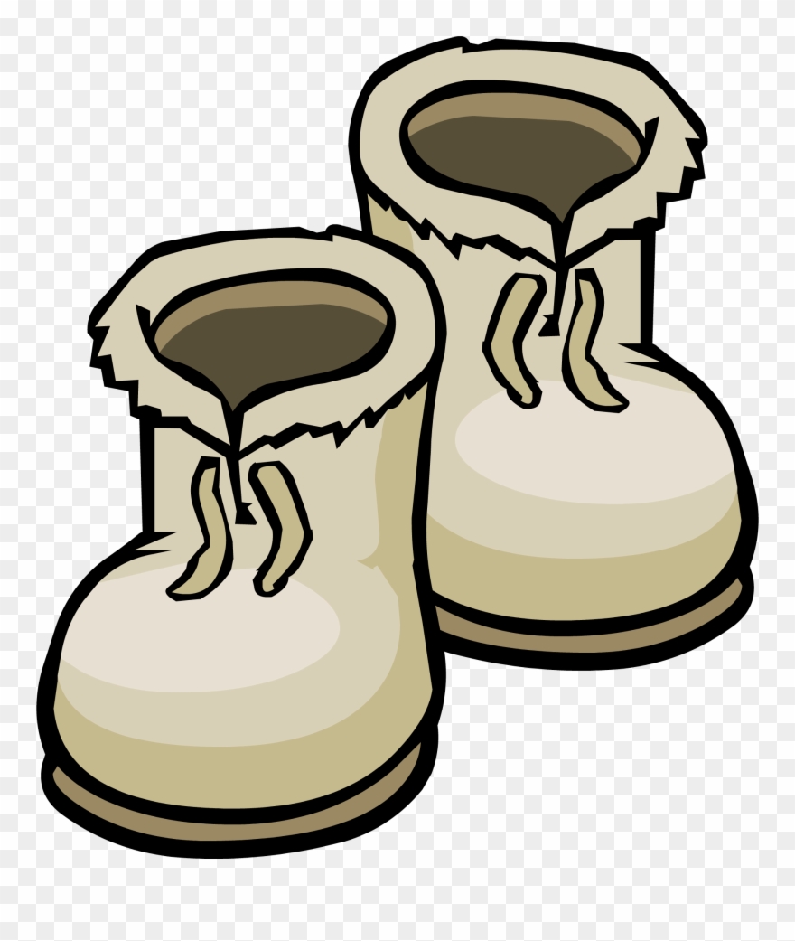 Winter Boots Clipart - Stivali Invernali Da Colorare - Png Download