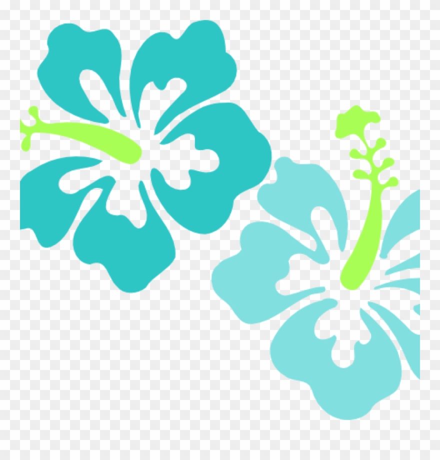 Free Hawaiian Clip Art Hawaiian Luau Border Clipart - Hibiscus Clip Art - Png Download