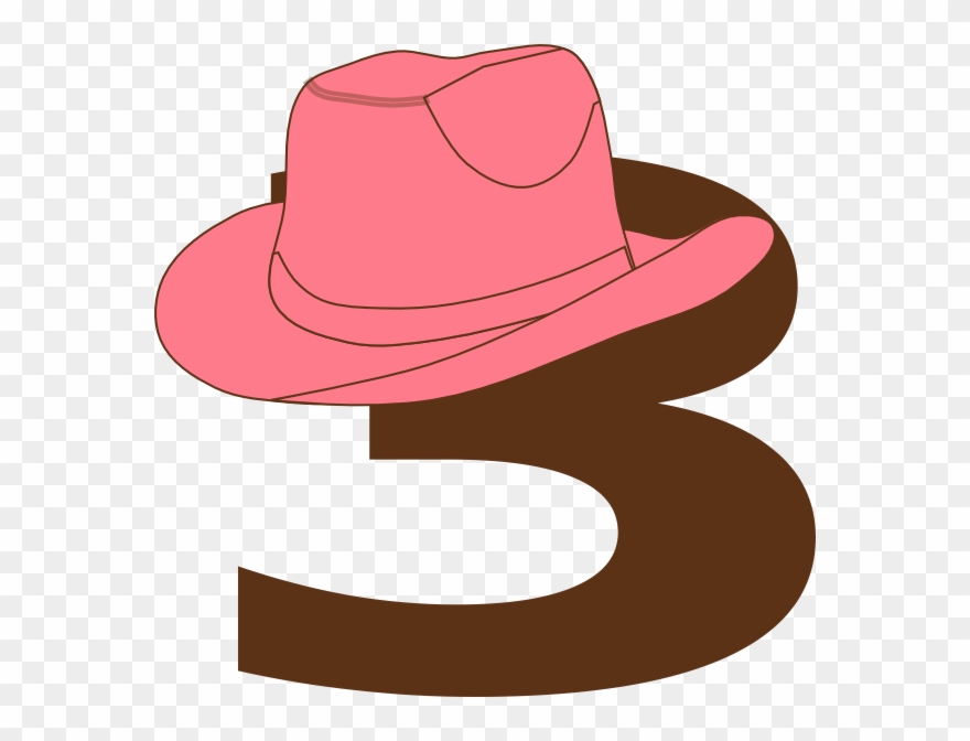 Pink Cowgirl Hat Clipart - Png Download