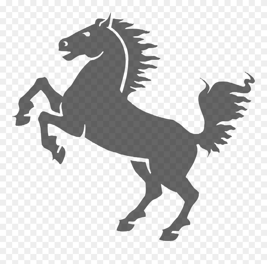 Free Vector Black Horse Clip Art - Horse Clipart - Png Download
