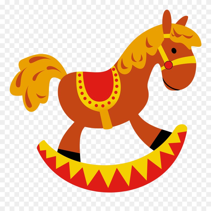 Free Rocking Horse Clip Art - Toy Clipart Png Transparent Png