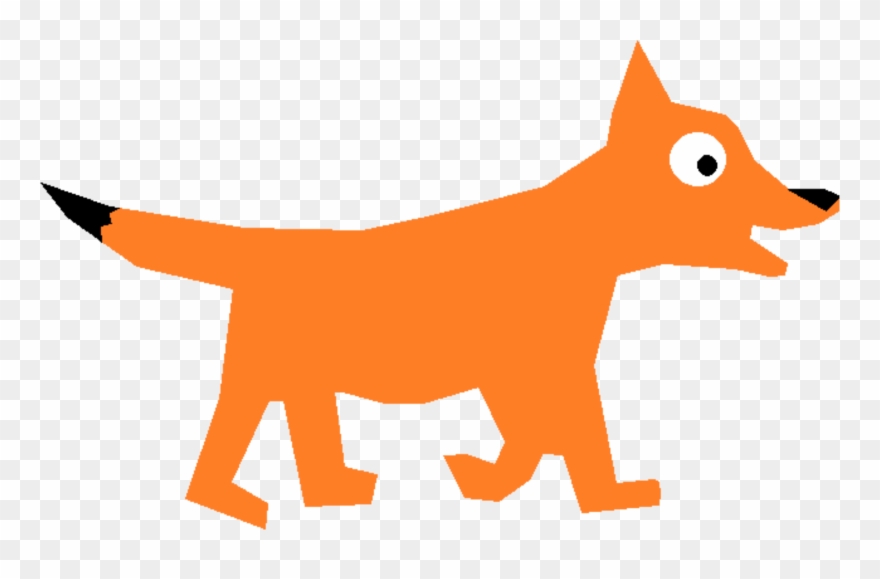 Red Fox Drawing Cartoon Line Art - Cartoon Fox Clipart