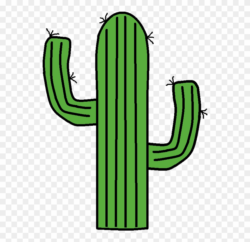 Free - Western Cactus Clip Art - Png Download