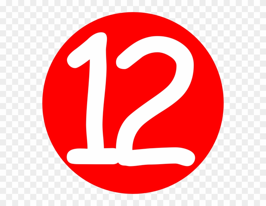 Yard Sale Flyers Clipart - Number 12 Clipart - Png Download