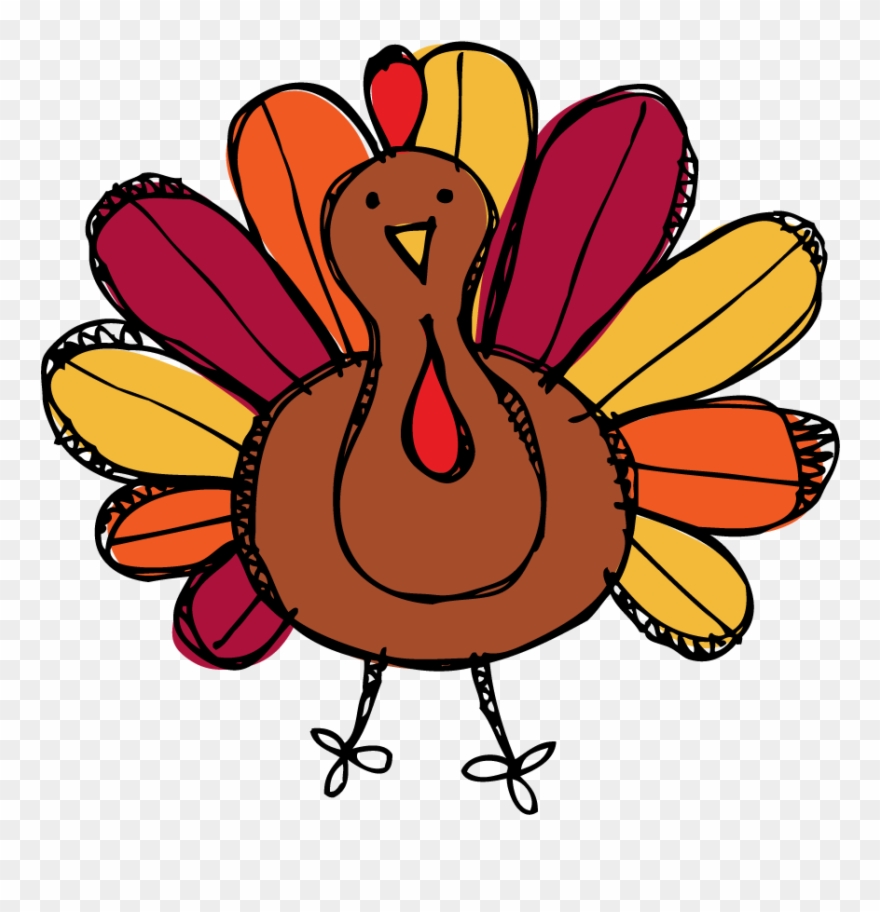 Turkey Clip Art & Turkey - Cute Clip Art Turkey - Png Download