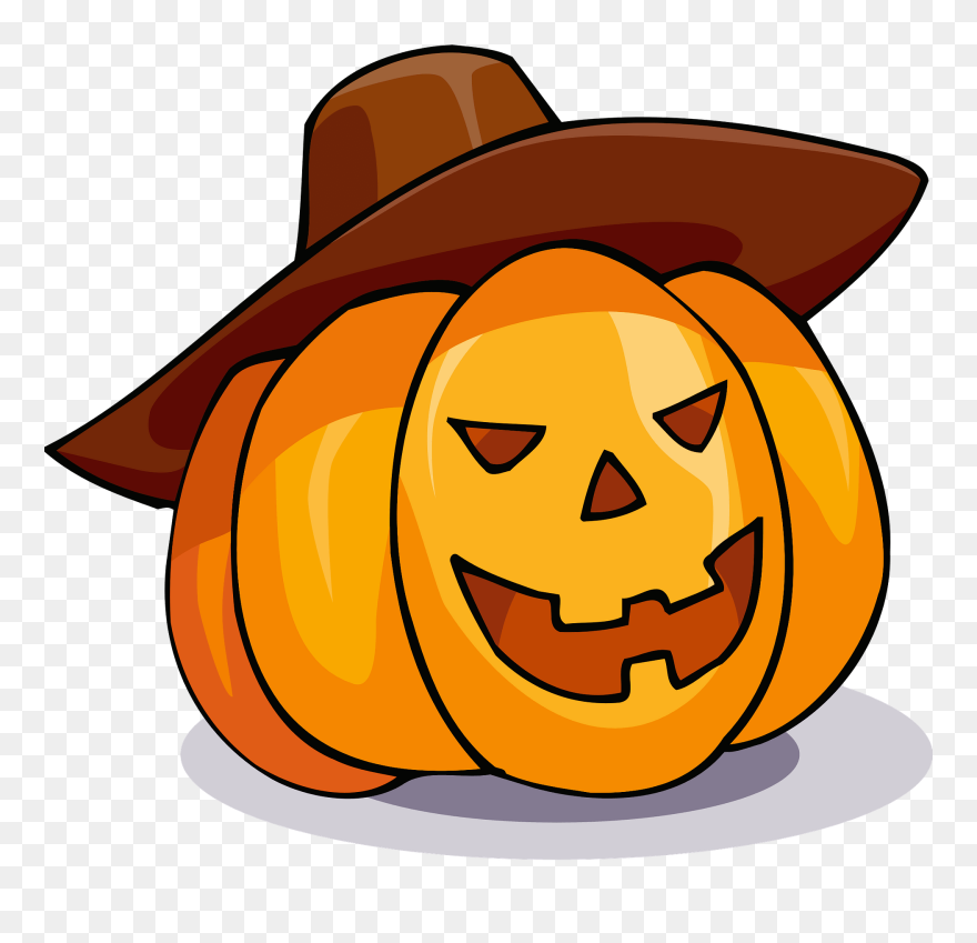 Free Cowgirl Clipart - Jack O Lanterns Cartoons - Png Download