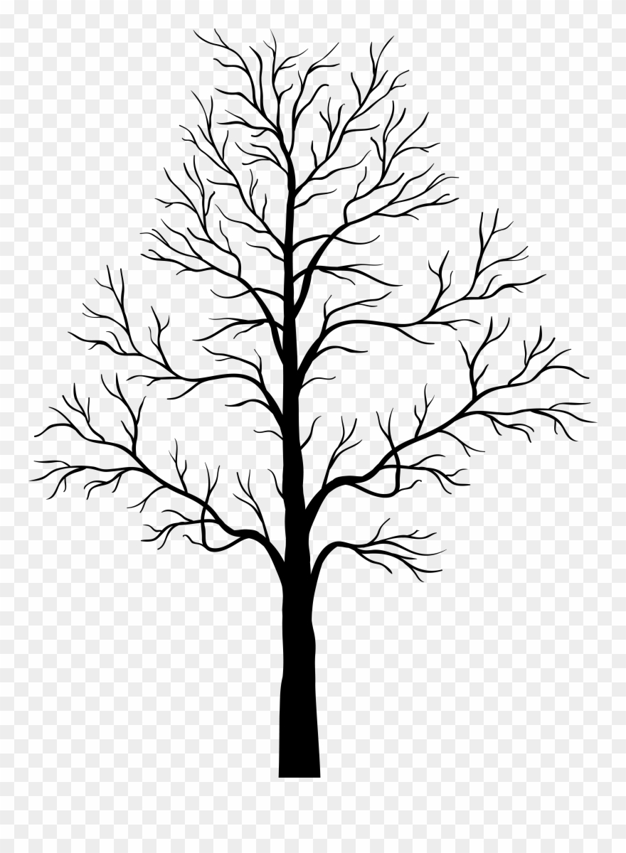 Tree Silhouette Clip Art - Png Download