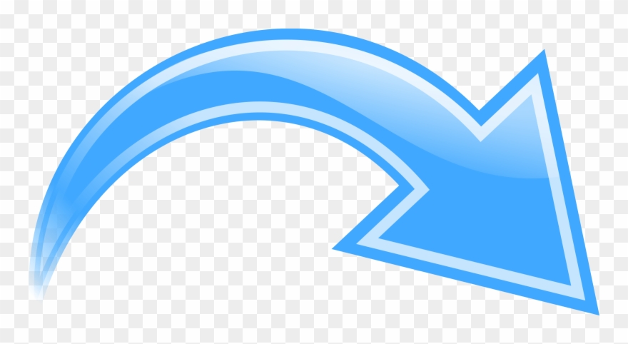 Arrow Clip Art 13 80 Arrow Clip Art Tiny Clipart - Curved Arrow Transparent Background - Png Download