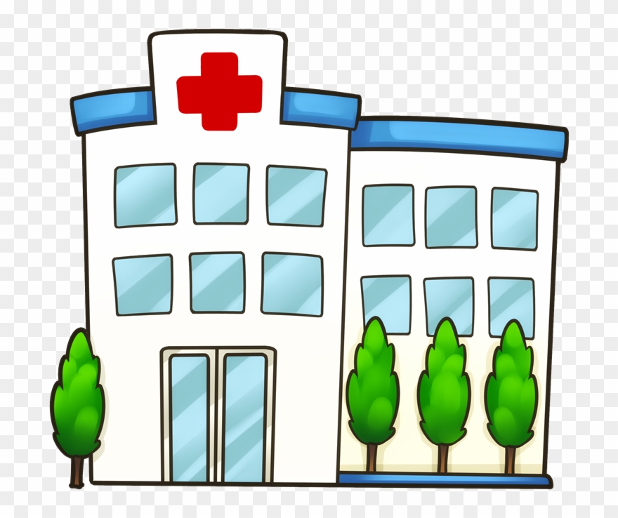 Cartoon Hospital Clipart Free Clip Art Images - Hospital Clipart - Png Download