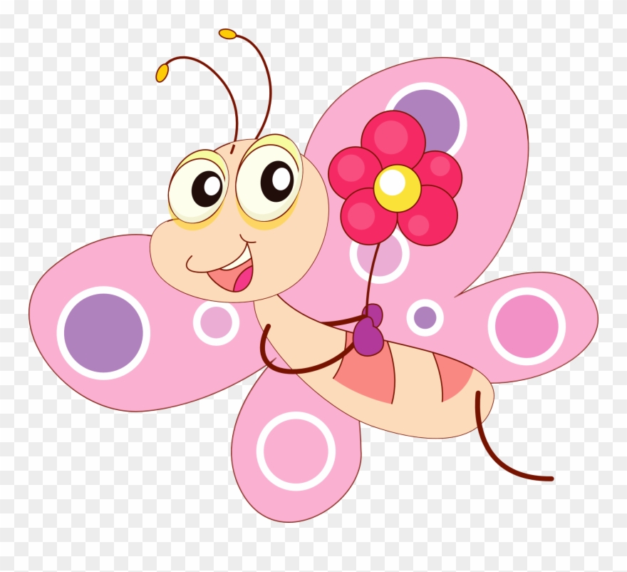 Graphic Free Stock Butterfly Best S Pinterest - Cartoon Butterfly Clipart - Png Download