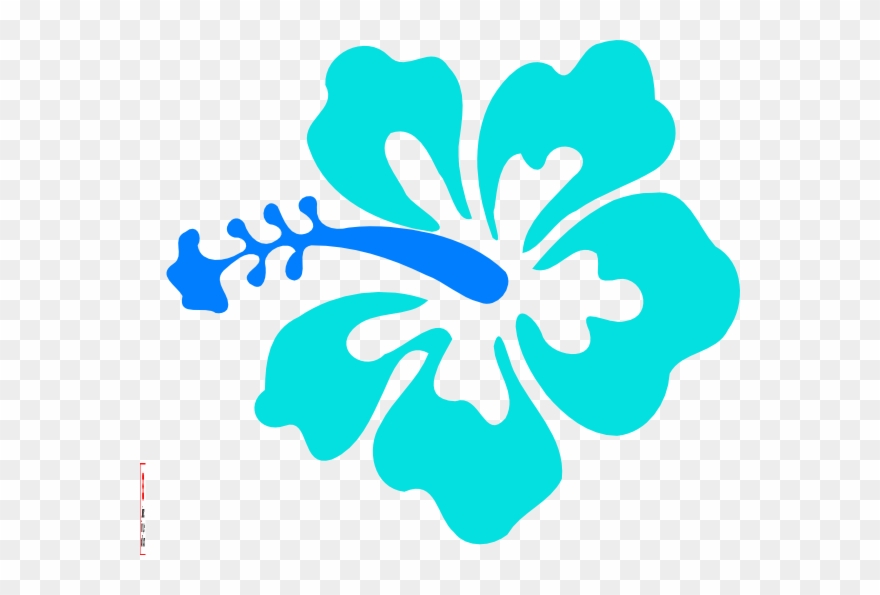 Luau - Flor De Hibisco Desenho Clipart