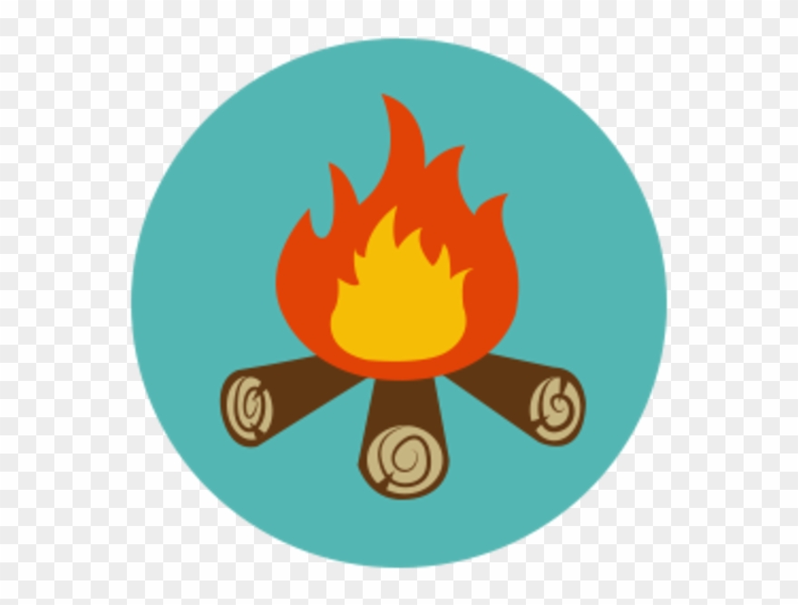 Campfire Clip Art Clipart Cliparting - Campfire Icon Clipart - Png Download