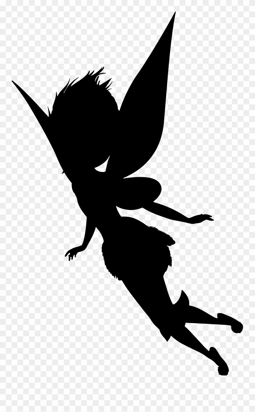Fairy Silhouette No Background Clipart