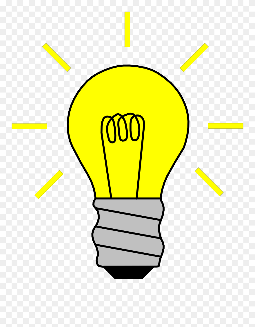 Clip Art Light Bulb - Lightbulb Clipart - Png Download
