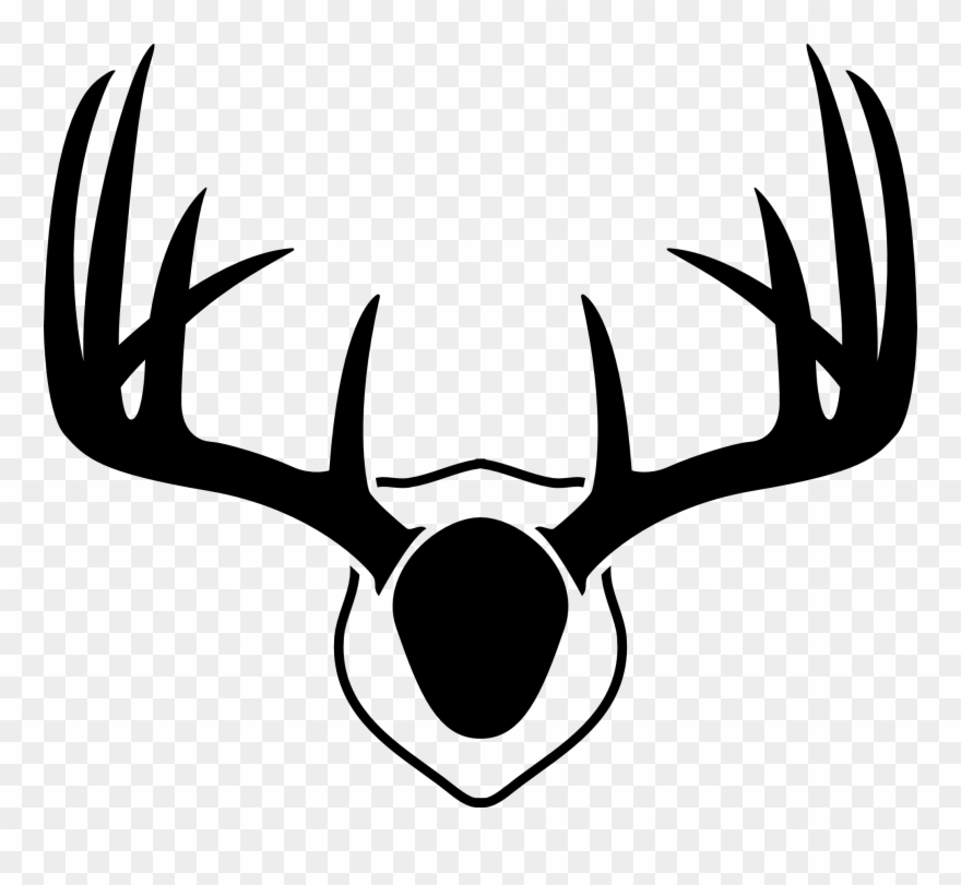 Deer - Draw A Deer Mount Clipart