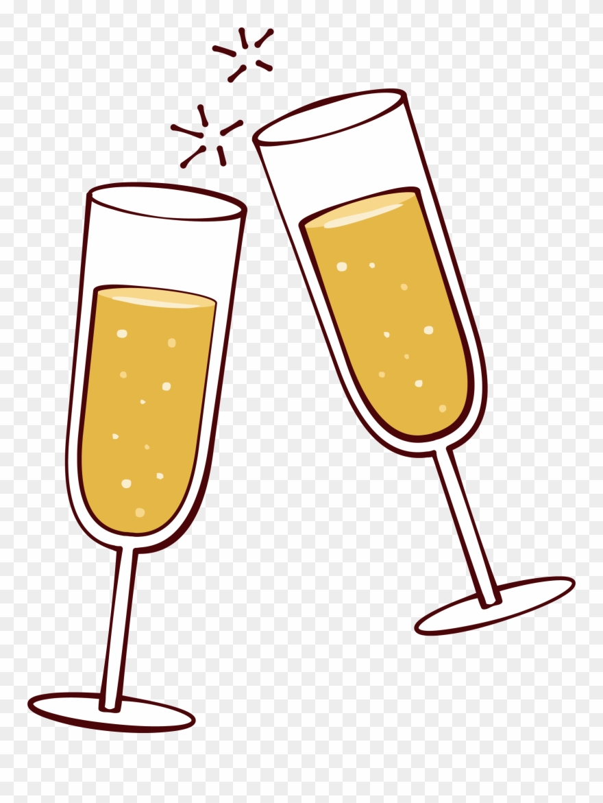 Picture Freeuse Library Champaign Clipart Cheer - Wine Glass Cheers Png Transparent Png