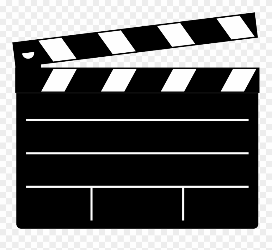 Clapper-board - Clapperboard Clipart - Png Download