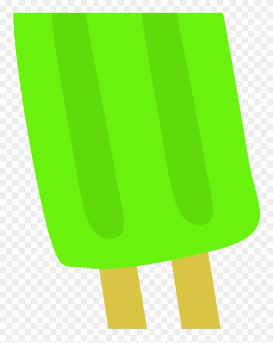 Popsicle Clip Art Free Clipart Green Popsicle Scout - Clip Art - Png Download