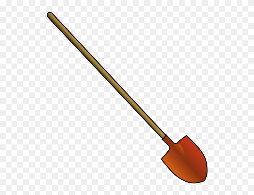 Roundpointshovel Clip Art - Shovel Clipart - Png Download
