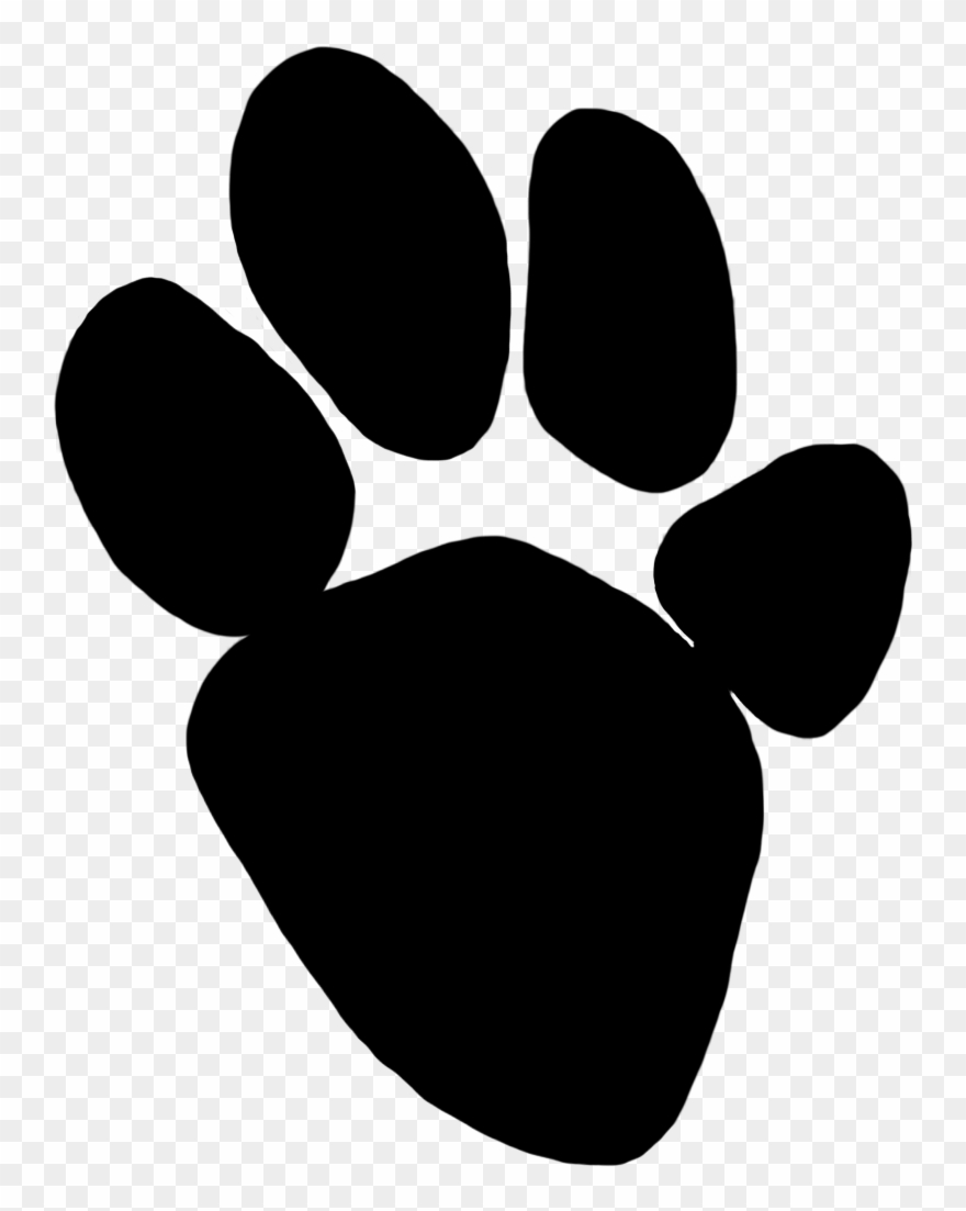 Paw Prints Clipart - Paw - Png Download