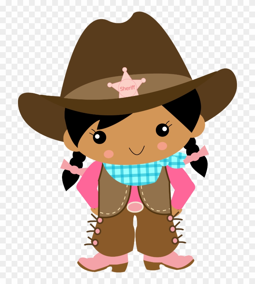 Image Royalty Free Cowgirl Clipart - Cowboy And Cowgirl Clipart - Png Download