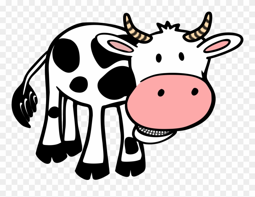 Microsoft Cliparts Stroke - Free Clip Art Cow - Png Download