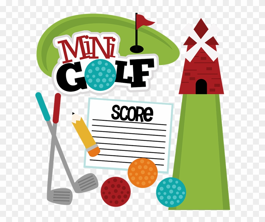Mini Svg Scrapbook File Cuts Cute Cut - Crazy Golf Clip Art - Png Download
