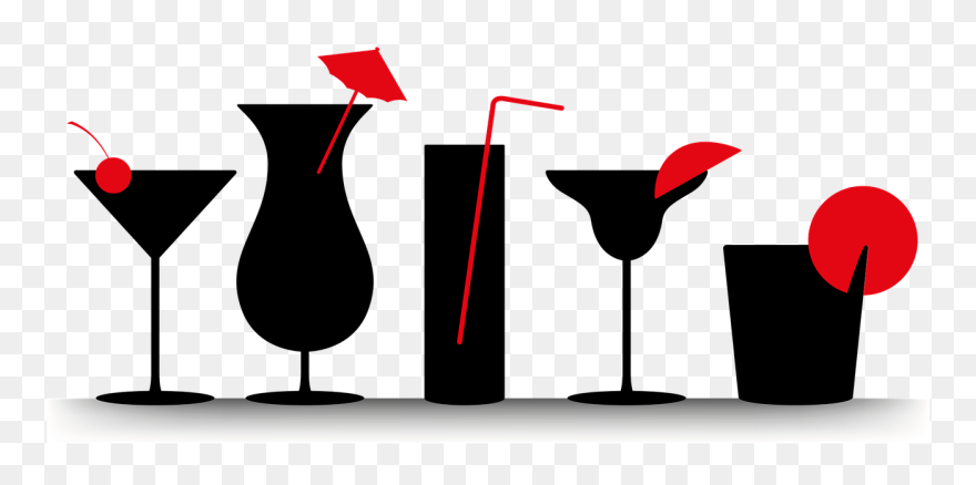 Popular Images - Bicchiere Cocktail Stilizzato Png Clipart