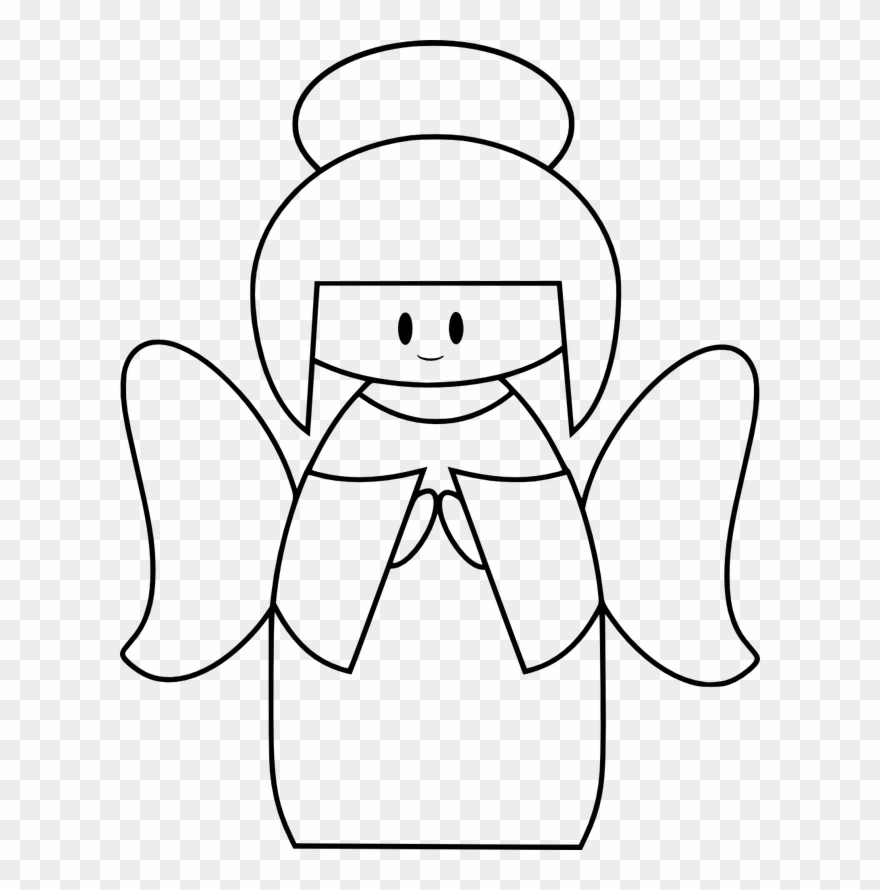 Clipart Info - Cute Angel - Png Download
