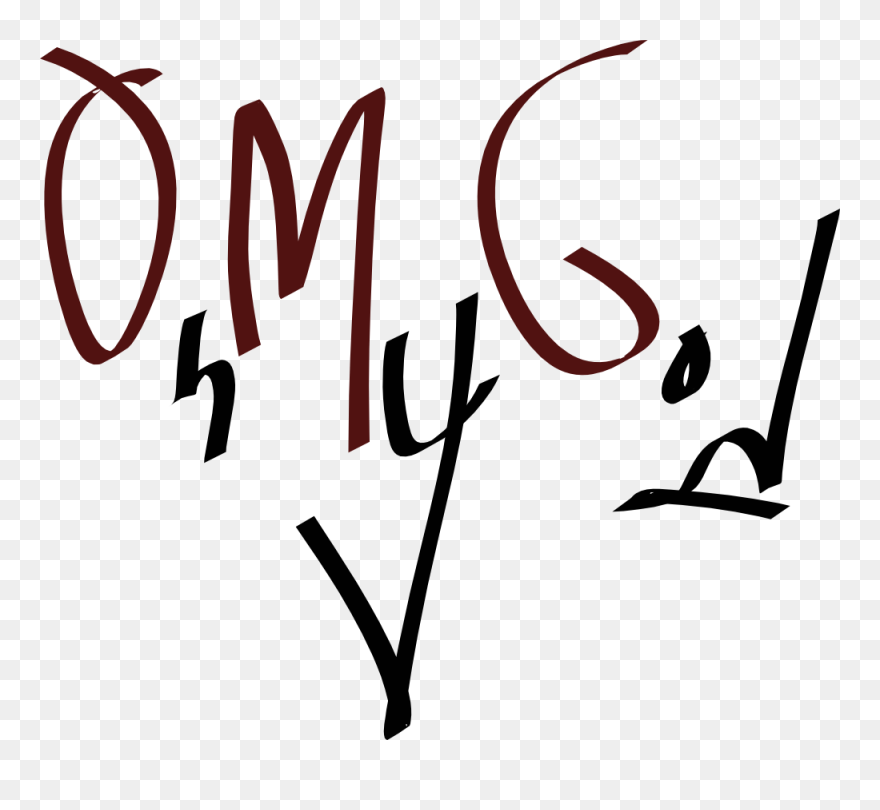 Free Cartomix - Oh My God Word Clipart