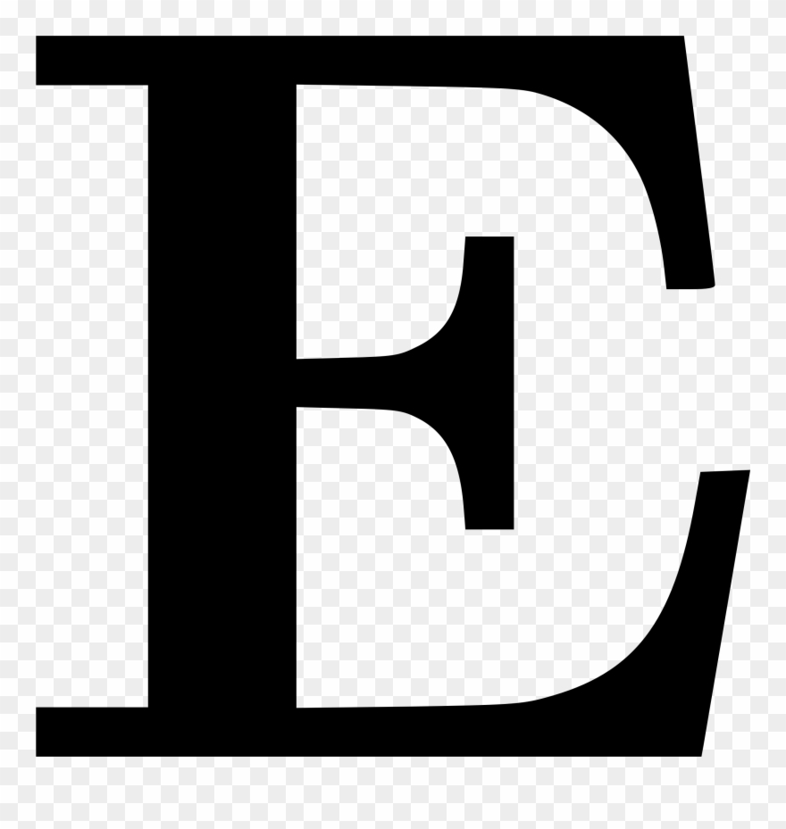 E Clipart - Png Download