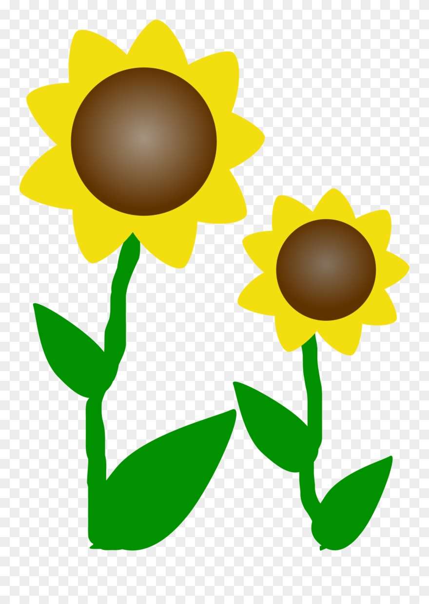 Sunflower Clip Art Free Printable Clipart Panda Free - Sunflower Clipart - Png Download