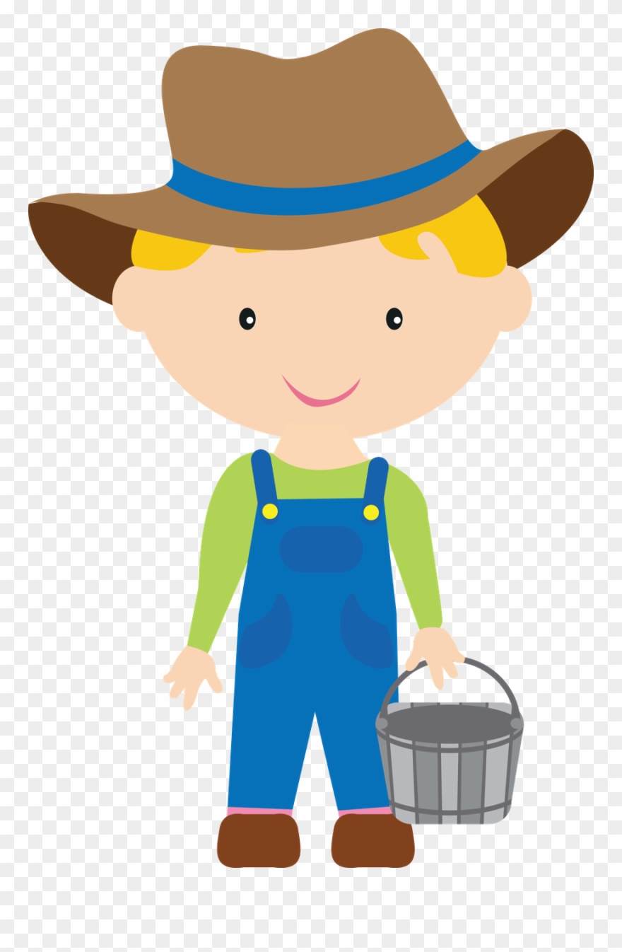 Minus 유치원 농장, 농장 동물, 농부 - Little Farm Boy Clipart - Png Download