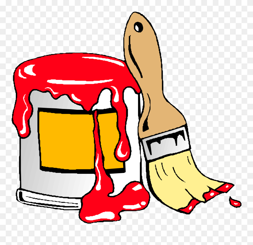 Clip Arts Related To - Paint Tin Clip Art - Png Download