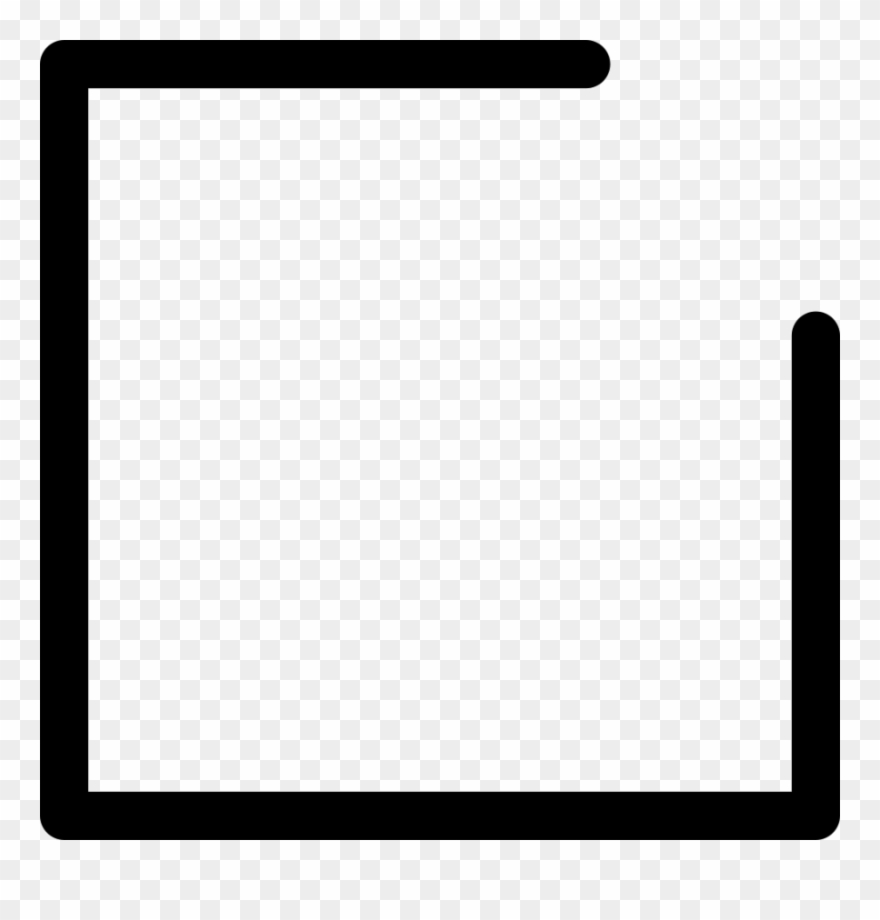 Download White Background With Black Border Clipart - Black Border Transparent Background - Png Download