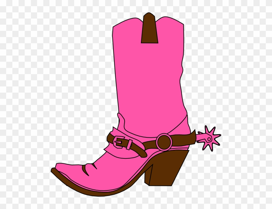 Country Boots Clipart - Cowboy Boot Hat Clipart - Png Download