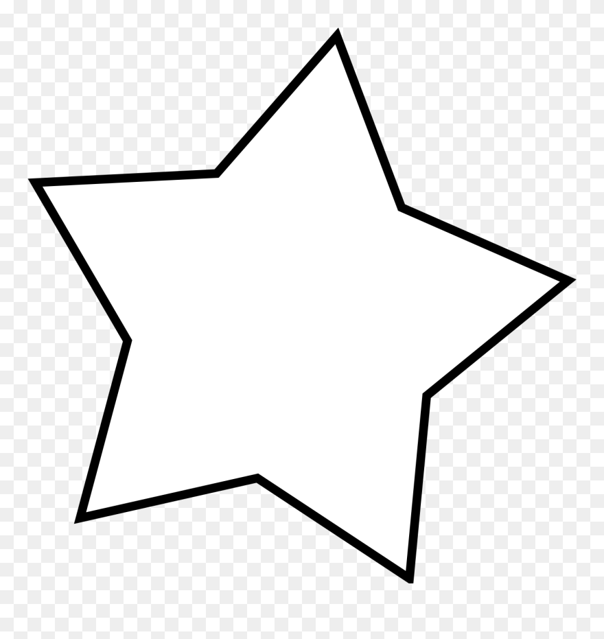 Excellent Ideas Star Clipart Black And White Clip Art - White Star Clipart Png Transparent Png