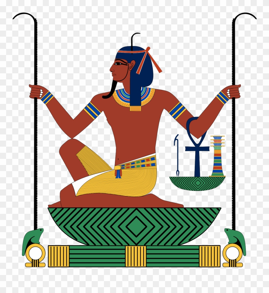 Egypt Clipart - Heh The Egyptian God - Png Download